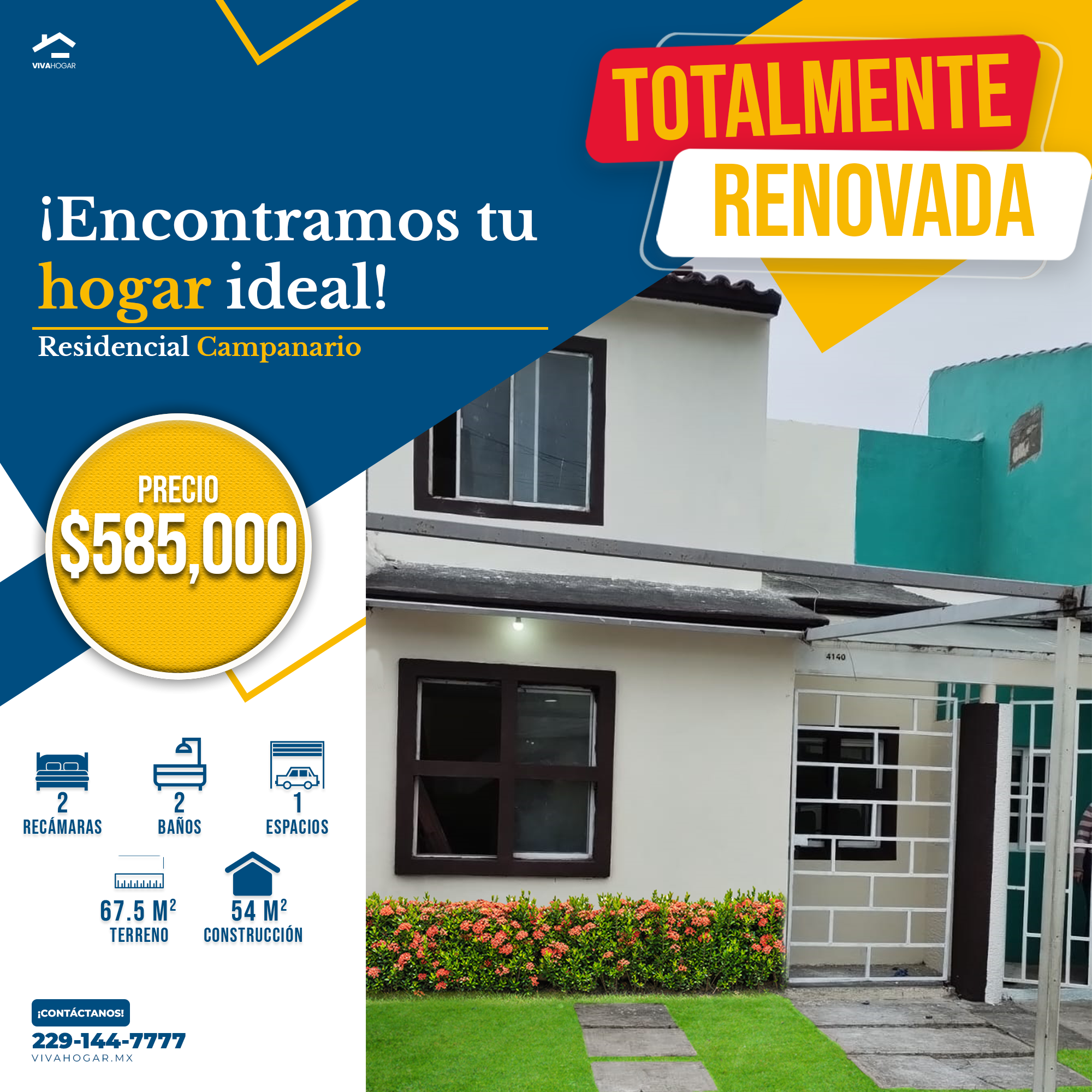 Casa en venta en Campanario Veracruz - Ficha técnica